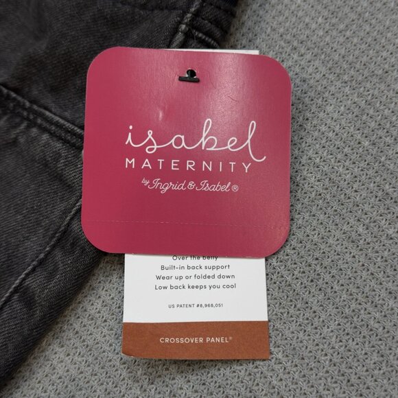 Isabel Maternity By Ingrid Isabel Womens Black Jeans Power Stretch Size 14 NWT - Picture 7 of 16